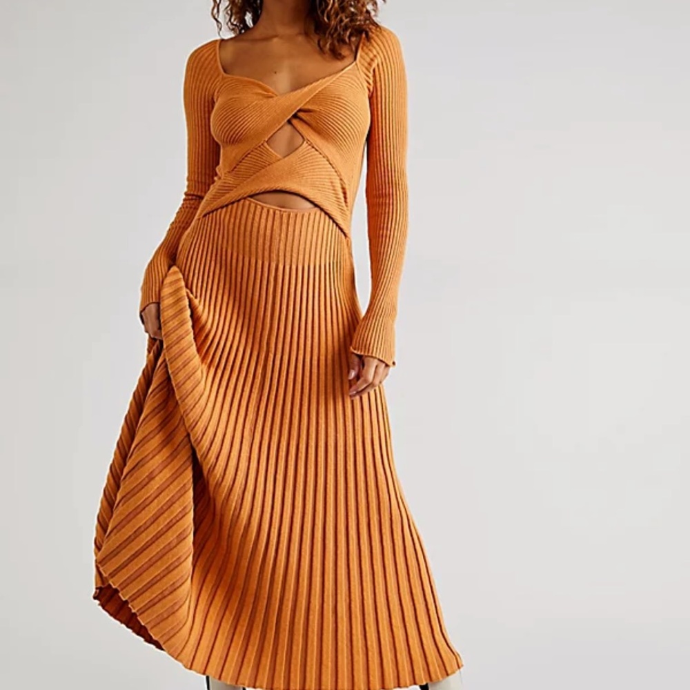 NWT FREE PEOPLE CUTOUT DRESS